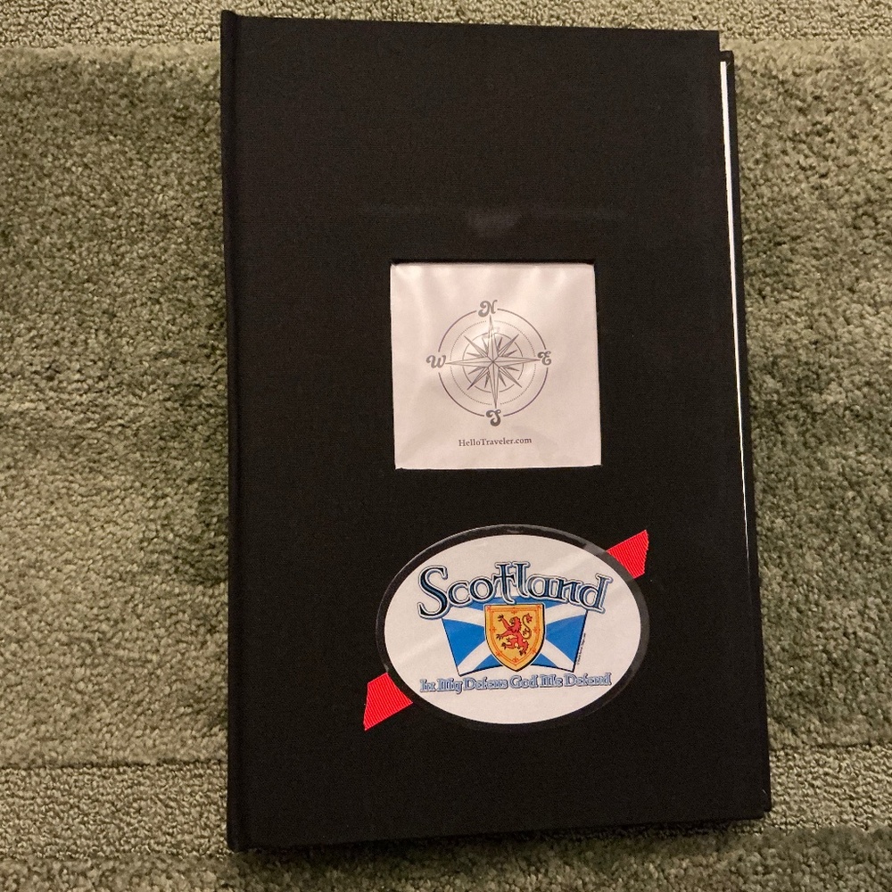 Scotland Themed Photo Album Holds 300 4” x 6” Photos